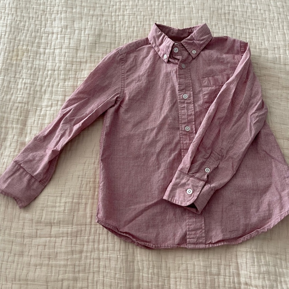 Crewcuts button down boys size 4